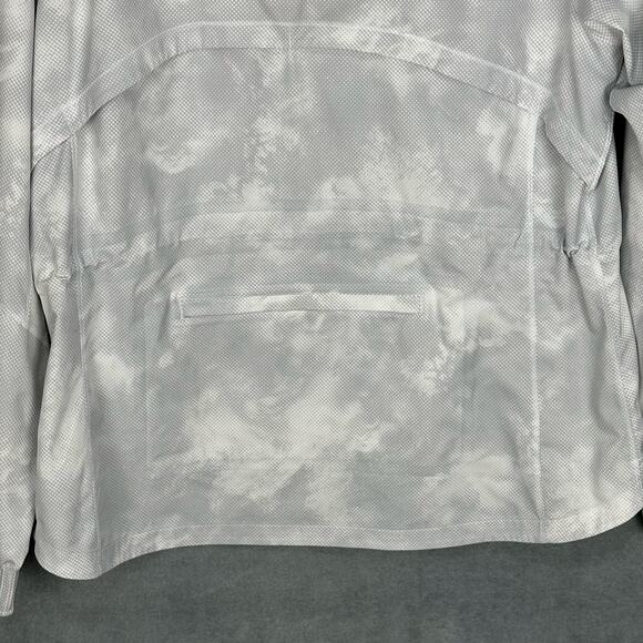 Athleta Jacket Womens Large Gray Full Zip Hoodie Running Activewear Windbreaker - Picture 6 of 14